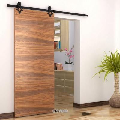 China Modern Spruce Wooden Wrought Iron Windproof Doors Barn Doors For Dwellings Prices In Rupees for sale