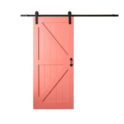 China Hot Sales Factory Waterproof MDF Kitchen Mini Barn Door Solid Wood High Quality Hardware for sale