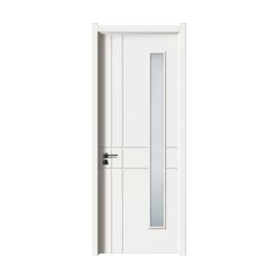 China Eco-friendly interior bulletproof door painted bathroom bamboo wooden door best price high quality wooden door for sale