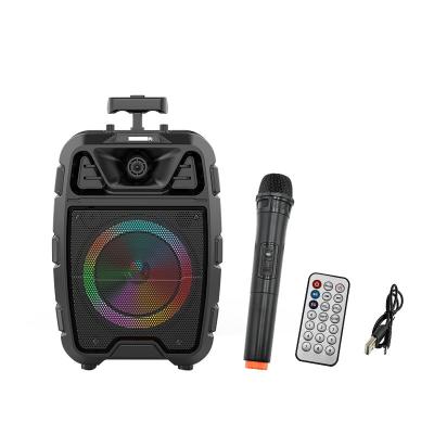 China SING-E ZQS8125 Outdoor Super Bass Led RGB Light Portable Party Stage Dj Wireless MIC Woofer Trolley Karaoke Speaker for sale