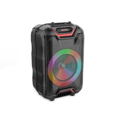 China SING-E ZQS8128 OEM 20W Outdoor Super Bass Pulse Led RGB Light Portable Party Stage Dj Wireless Remote Control Speaker for sale