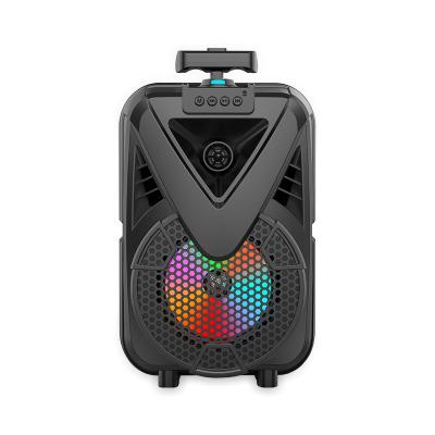 China SING-E ZQS8136 Party Dj Stage Led RGB Light Loud Outdoor Wireless Hifi Super Bass Karaoke Trolley Portable Speaker for sale