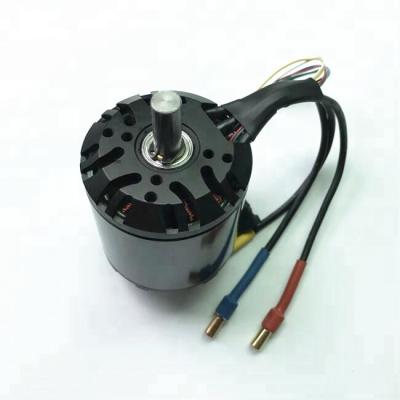 China Powerful explosion proof 6374 sensored outrunner motor 130kv 170kv brushless electric skateboard motor kit for sale