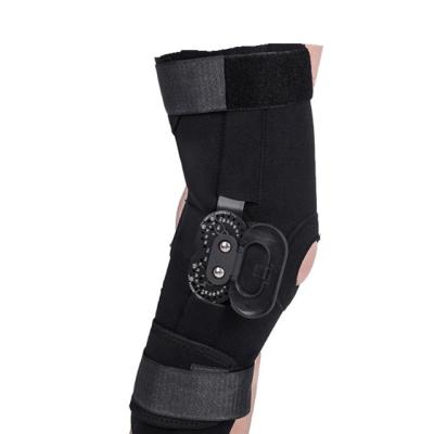 China Durable Adjustable Orthopedic Medical Postoperative Hinged Knee Brace for sale