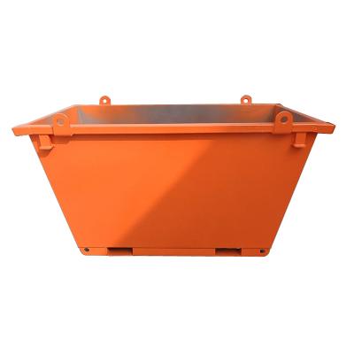 China 6M Solid Waste Crane Lift Garbage Bin Blow Up Bins With Forklift Channel for sale