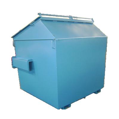 China Solid Waste Factory Price Metal Skipping Trash Cans Scrap Loading Bins Front Loading/Rear Dump Waste Bins for sale