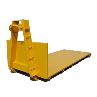 China Construction worksÂ   Skip Container Hook Lift Flatbed Roll Fall On Bin For Transporting Goods for sale