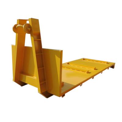 China Truck Trailer Truck Trailers Body Hook Lift Flat Bed For Transporting Goods for sale