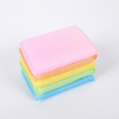 China Sustainable Customized Colorful Dish Wash Non-scratch Kitchen Cleaning Sponge Scrubber for sale