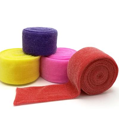 China Good Sustainable Sale Raw Raw Kitchen Cleaning Sponge Cloth Semi-finished Roll For Scrubber for sale