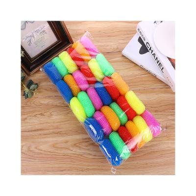 China High Quality Viable Colorful Pp Mesh Kitchen Cleaning Plastic Scourer for sale