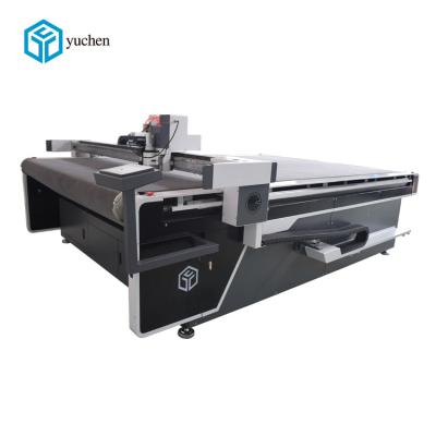 China Garment Shops Automatic Cloth Cutting Machine Cloth Cutter Machine With Round Knife Cutting Factory Price for sale