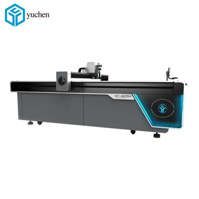 China Leaher Flatbed Digital CNC PU Cutting Machine Synthetic Leather Plotter For Sale for sale