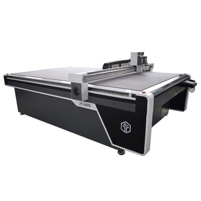 China CNC Leather Auto Car Mat Leather With Oscillating Cutting Tool Cutting Machine for sale