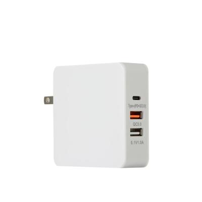 China Mobile Phone USB Wall Charger 3-Port Charging Station Multi-port Travel Charger For iPhone For Samsung for sale