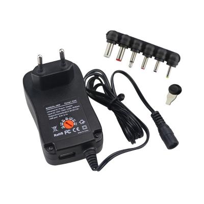 China 30W 3/4.5/5/6/7.5/9V/12V Volt AC/DC Adapter Power Supply Charger 2Amps 65*40*40mm for sale