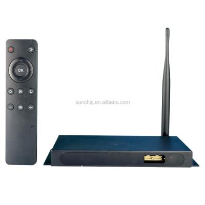 China 4G Network 2.4G 5G WIFI Android indoor digital signage advertising media player box for sale