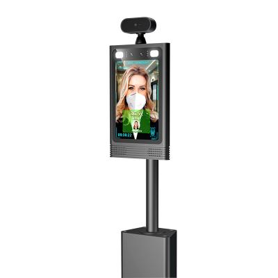 China Automatic Stand Hand Sanitizer Dispenser Holder Liquid Soap Dispenser with Face Recognition Thermo 4 Options for sale