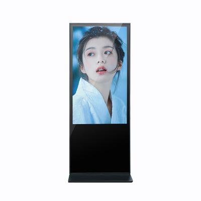 China Network Indoor Portable Standalone E-Poster Mobile Digital Signage LCD Advertising Display For Store Showcase Showcase Display for sale