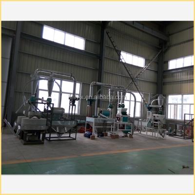 China Corn Flour Milling Machine / Corn Flour Grain Processing Line Making Machine for sale