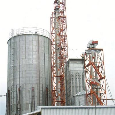 China Steel Grain Silo Flat Bottom 1000ton Grain Storage Silos / Corn Grain Silos Price for sale