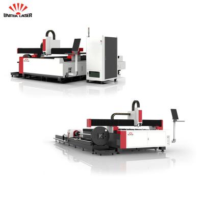 China 3015 water cooled laser cutting machine 3015 fiber laser cutting machine price for metal and steel tube for sale