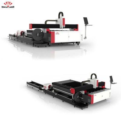 China Water Cooled 3015 Steel Tube And Plate Pipe Fiber Tube Laser Cutting Machine 1500W 3000W 5000W 8000W for sale