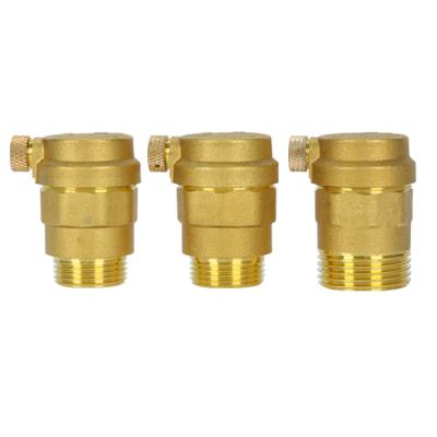 China Brass material Factory Prices Finely Processed Automatic Quick Flat Head Exhaust Valve for sale