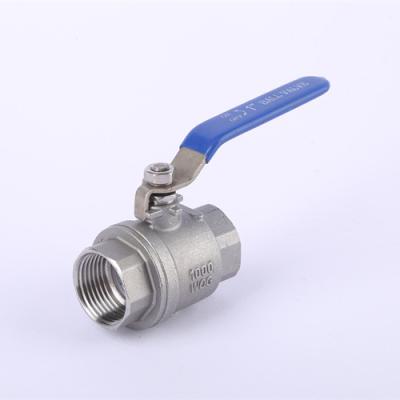 China Finely Processed Stainless Steel 2022 Materials New Stainless Steel Female Threaded Port Ball Valve for sale