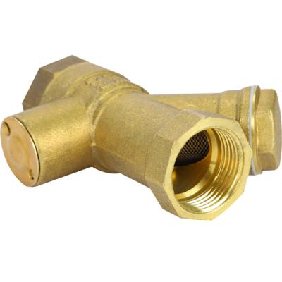 China China Brass Material Supplier In-Cross Head Locking Water Filter Solonaid Valve Filter for sale