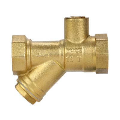 China Cheap Price Professional Manual Water Filter Ball Valve Cross Head Locking Filter Brass Material for sale