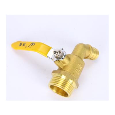 China Low price brass material brass water faucet ball valve hot water drinking spout for sale for sale