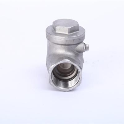 China professional 304 stainless steel material competitive price non return 304 stainless steel horizontal check valve for sale