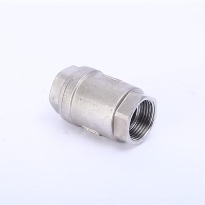 China 304 professional vertical check valve stainless steel thread 304 stainless steel material from factory wholesale price for sale