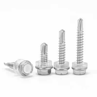 China General Stainless Steel Self Head Flange Hex Industry Drilling Screws for sale