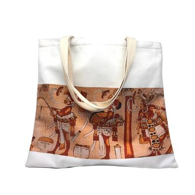 China JSMART Style Preppy Wholesale Sublimation Printing Sack Shopping Bags Tote Canvas Ultra Soft Bag for sale