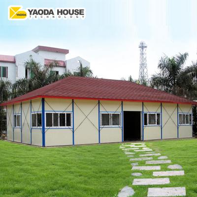 China Hotel Low Cost Kerala K Sandwich Panel Houses Shed Small Indian Modern Prefab Prefab House Model Development Plans for sale