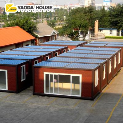 China Hotel Philippines Prefab Shop Construction Container Frame Flat Pack 20Ft Housing Unit Container Housing For Sale for sale