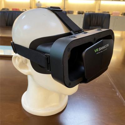 중국 500 degrees below can be naked 500 degrees below myopia can be naked new design 9D VR headset fit 7 inch phone vr glasses with remote controller 3D VR game 판매용