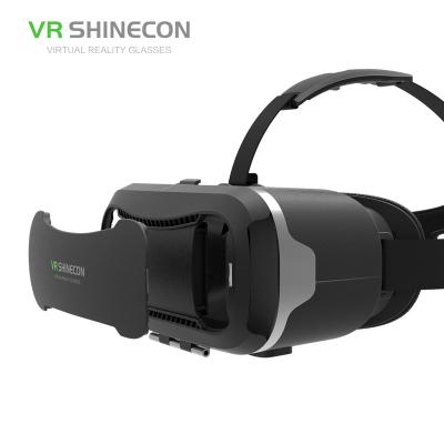 중국 Head Mount 3D VR Glass VR Shinecon Virtual Reality VR Headset with Apple iPhone X 120 Field of View 4.7-6.2 inch 판매용