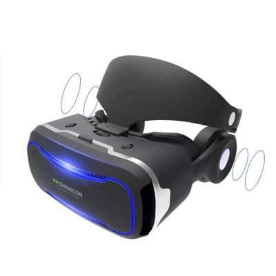 中国 2018 Movie 3D movie OEM service sample virtual reality vr headset 3d watching glasses with hot Japanese movies video Google headsets 販売のため