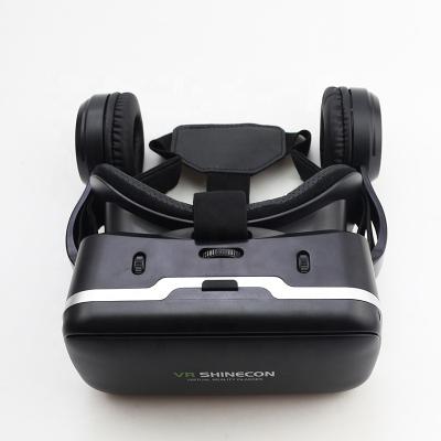 Chine Watching 3D movie straining products Shinecon factory supply 3d vr glasses with headphone à vendre