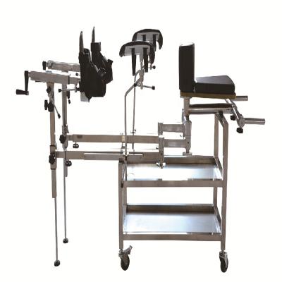 China Clinic Stainless Steel Operating Table Attachment Medical Accessories Orthopedic Traction Frame For Operating Table for sale