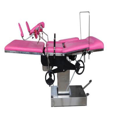 China Quality Manufacturer Hospital Delivery Obstetric Ordinary Hydraulic Bed Gynecology Medical Table Childbirth And Operation Gynecology Bed For Sale for sale