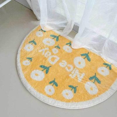 China Boho Wholesale Machine Washable Round Blanket Bedside Bedroom Living Room Bedroom Kitchen Kids Room for sale