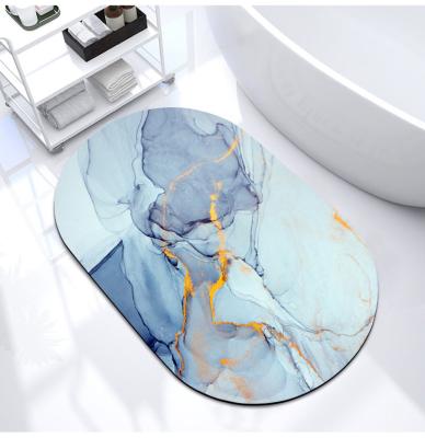 China Quick-drying Washable Anti-Skid Door Anti-Skid Door Anti-Skid Door Anti-Skid Washable Mud Diatom Oil Paint Floor Mat Bathroom Pad Bathroom Pad Floor Pad Absorbent for sale