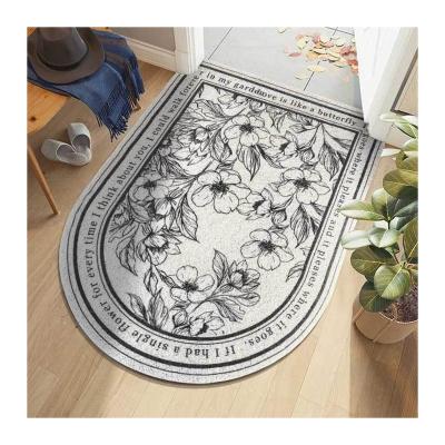 China Durable Quickly Dry Washable Hallway Covers Modern PVC Floor Mat Washable Door Mat for sale