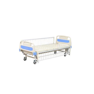 China Manual Easy Operate Cheap Price Two Cranks Manufacture Manual Home Care 2 Function Bed Nursing Hospital Bed for sale