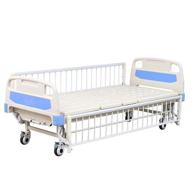 China Manual Easy Operate Hospital Furniture Maker Supplies Good Price 2 Cranks Multi Use Manual Patient Care Clinic Functions Medical Hospital Bed for sale