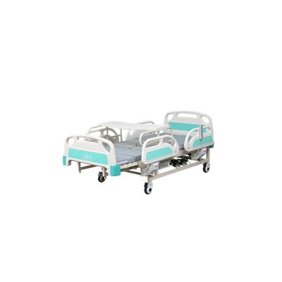 China Manual Easy Operate Hospital Medical Homecare Electric Patient Rotating Flat Nursing Bed for sale